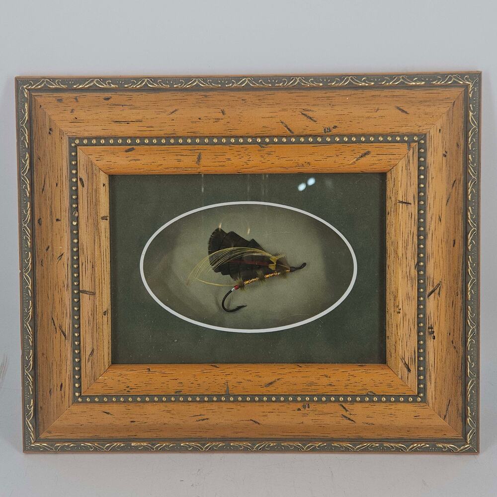 Atlantic Salmon Fly Hand tied by Robert Williams framed shadow box